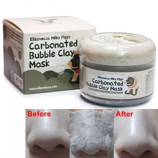 Пузырьковая маска Elizavecca Milky Piggy Carbonated Bubble Clay Mask ― Косметика, косметика оптом в Новосибирске, компания Xifeishi